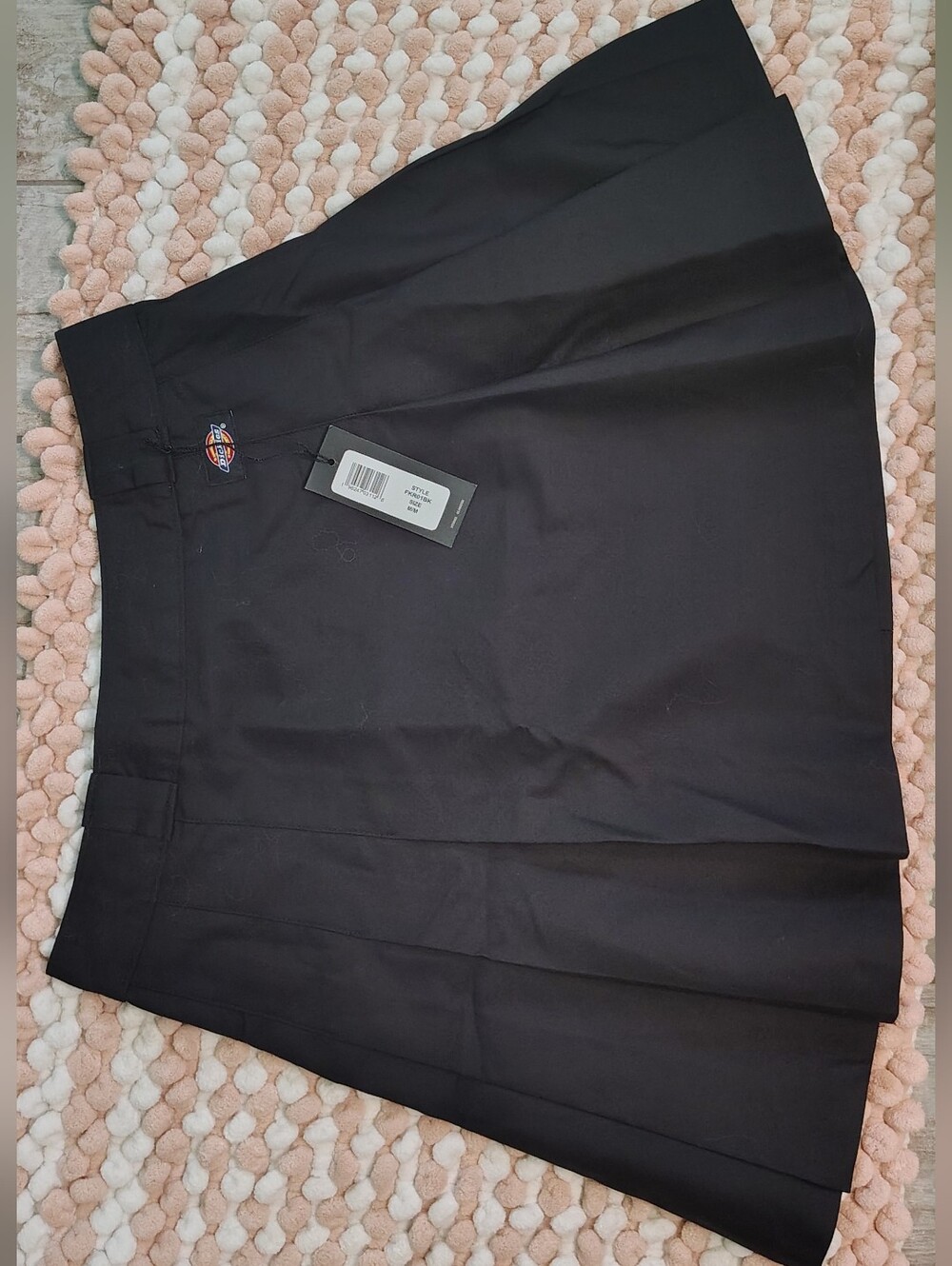 Dickies Black Women's Pleated Mini Skirt